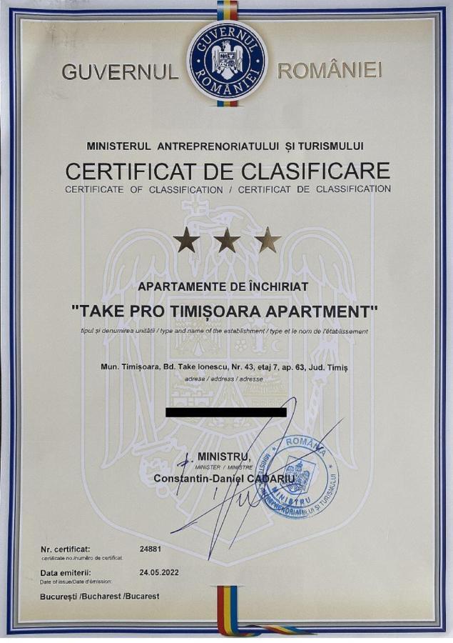 Take Pro Timisoara Apartment Esterno foto